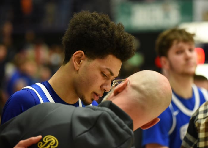 Grant Roosevelt 6A Oregon boys basketball quarterfinal 2024 Taylor Balkom 30